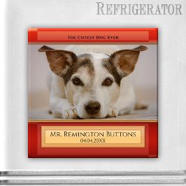 犬猫形記念カスタムマグネット マグネット