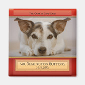 犬猫形記念カスタムマグネット マグネット (正面)