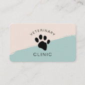 犬猫獣医クリニック獣医独身の側 名刺 (正面)