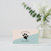 犬猫獣医クリニック獣医独身の側 名刺 (スタンド正面)