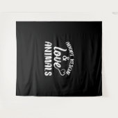 犬猫 タペストリー (正面(横))