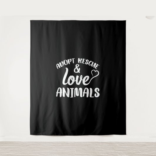 犬猫 タペストリー (正面)