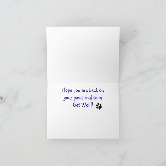 犬用のカードを入手する カード (内部)