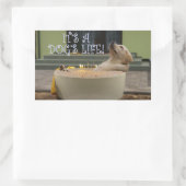 犬用の長方形貼りシール 長方形シール (バッグ)