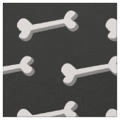 犬用の骨パターン ファブリック (クローズアップ)