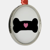 犬用の骨 メタルオーナメント (右)