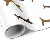 犬用の骨 ラッピングペーパー (ロールコーナー)