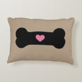 犬用の骨-枕 アクセントクッション (裏面)