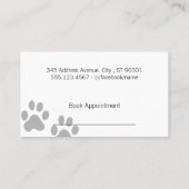 犬用はさみ | 動物トリマー 予約カード (裏面)