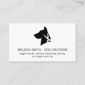 犬用はさみ | 動物トリマー 予約カード (正面)