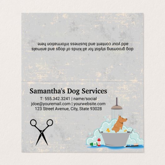 犬用ウォッシュ |シアーズ 名刺 (外部フラット)