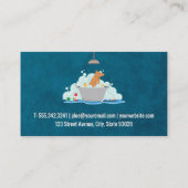 犬用ウォッシュ | ペットトリマー | 動物飼養業 名刺 (裏面)