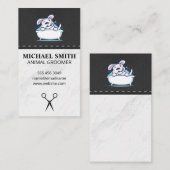 犬用ウォッシュ |レザー 名刺 (正面/裏面)