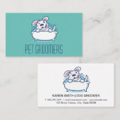 犬用ウォッシュ | 動物飼養業 名刺 (正面/裏面)