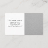 犬用ウォッシュ | 金属お洒落アポイントメントカード 予約カード (裏面)