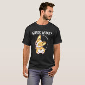 犬用コーギーのお尻グッズ Tシャツ (正面フル)