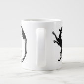 犬用コーヒー·マグ·ドパーソナライズされたッグ·カップ ジャンボコーヒーマグカップ (裏面)