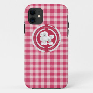 犬用トイプードル(ピンク) iPhone 11 ケース