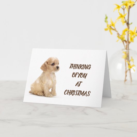 犬用トリマー、獣医及びドッグウォーカー カード (黄色い花)