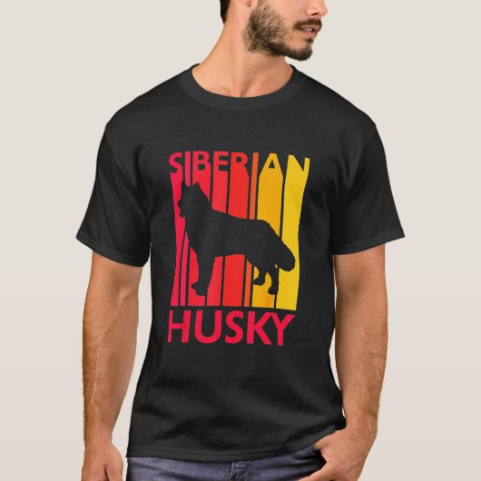 犬用ハスキー犬 Tシャツ (正面)