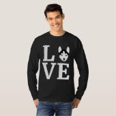 犬用ハスキー Tシャツ (正面フル)