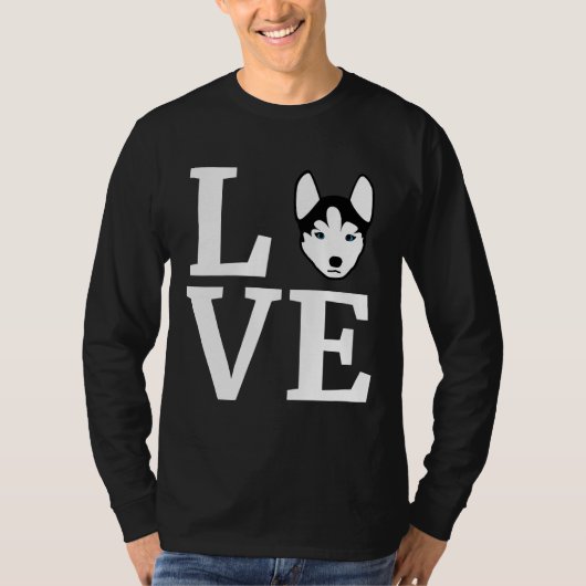 犬用ハスキー Tシャツ (正面)