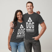 犬用ハンドリングドッグのトレーナー訓練 Tシャツ (ユニセックス)