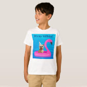 犬用フロートバースデーグッズ Tシャツ (正面フル)