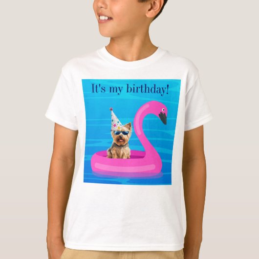 犬用フロートバースデーグッズ Tシャツ (正面)