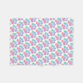 犬用プリント毛布 フリースブランケット (正面(横))