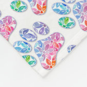 犬用プリント毛布 フリースブランケット (角)