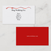 犬用リーシュの名刺 名刺 (正面/裏面)