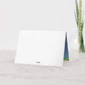 犬用レインボーブリッジ記念詩 カード (裏面)