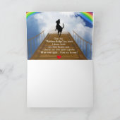 犬用レインボーブリッジ記念詩 カード (内部)