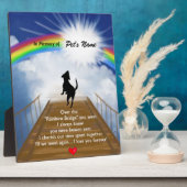 犬用レインボーブリッジ記念詩 フォトプラーク (側面)