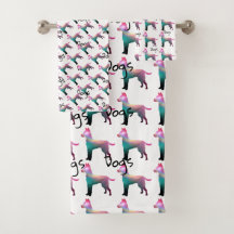 犬用ロゴバスタオオルセット