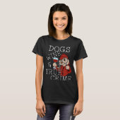 犬用ワインと真犯人ミステリーファン Tシャツ (正面フル)