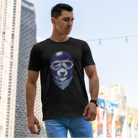 犬用動物用オートバイのヘルメット Tシャツ