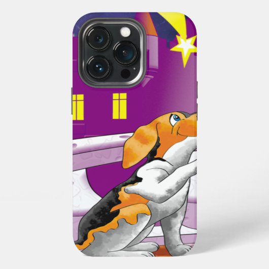 犬用望遠鏡 iPhoneケース (裏面)