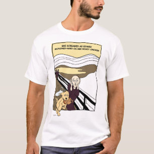 犬用Tおもしろいシャツ漫画 Tシャツ