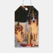 犬祝の新年 ギフトタグ (正面)