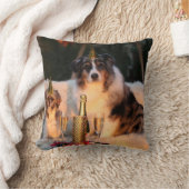 犬祝の新年 クッション (ブランケット)