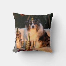 犬祝の新年 クッション