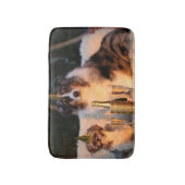 犬祝の新年 バスマット (正面縦)