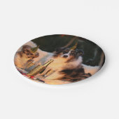 犬祝の新年 ペーパープレート (アングル)