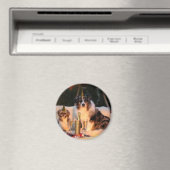 犬祝の新年 マグネット (インサイチュ (食洗機))