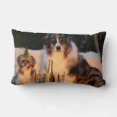 犬祝の新年 ランバークッション (裏面)