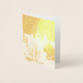 犬祝の新年 箔カード (正面)