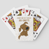 犬紙吹雪落とし犬 トランプ (裏面)