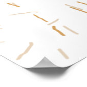 犬紙吹雪落とし犬 ポスター (角)